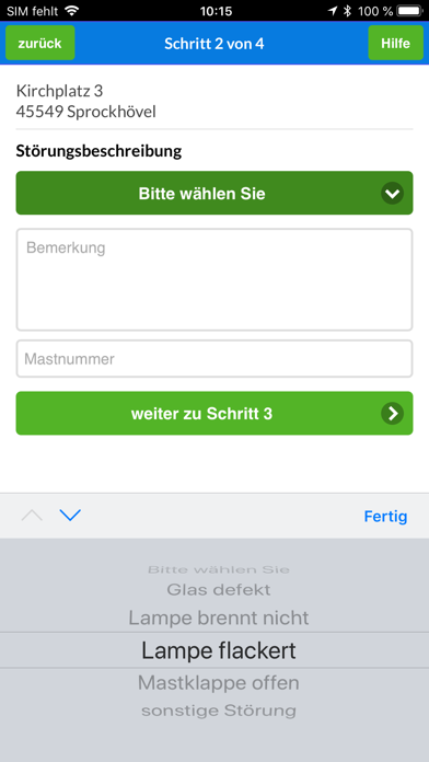 App screenshot