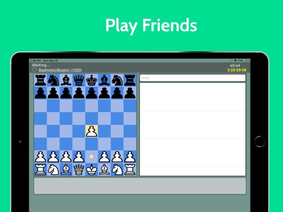 Chess Time - Multiplayer Chess iPad app afbeelding 1