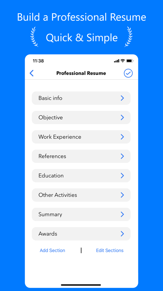 Resume Builder⁺ - 4.3.5 - (iOS)