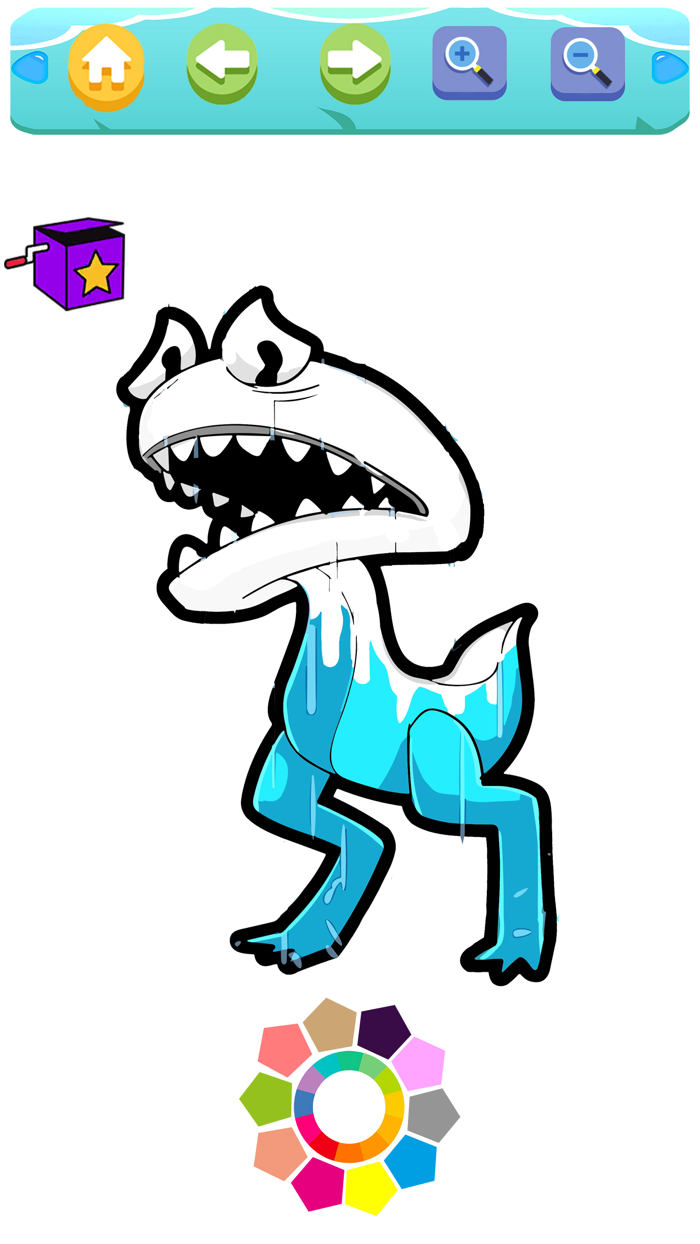 Cyan 2 Rainbow Coloring FRiend