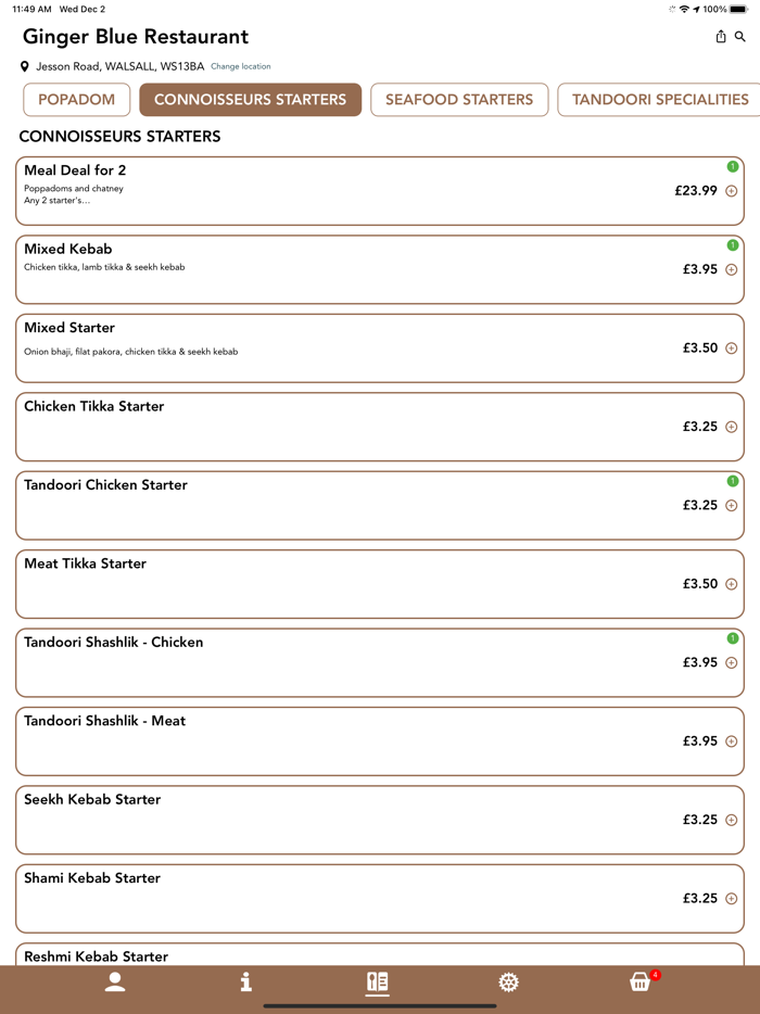 Ginger Blue Restaurant