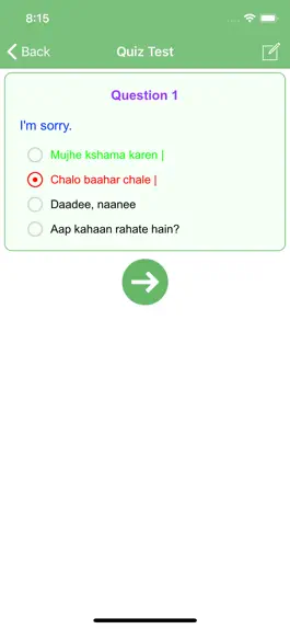 Game screenshot Learn Hindi Quick Phrasebook hack