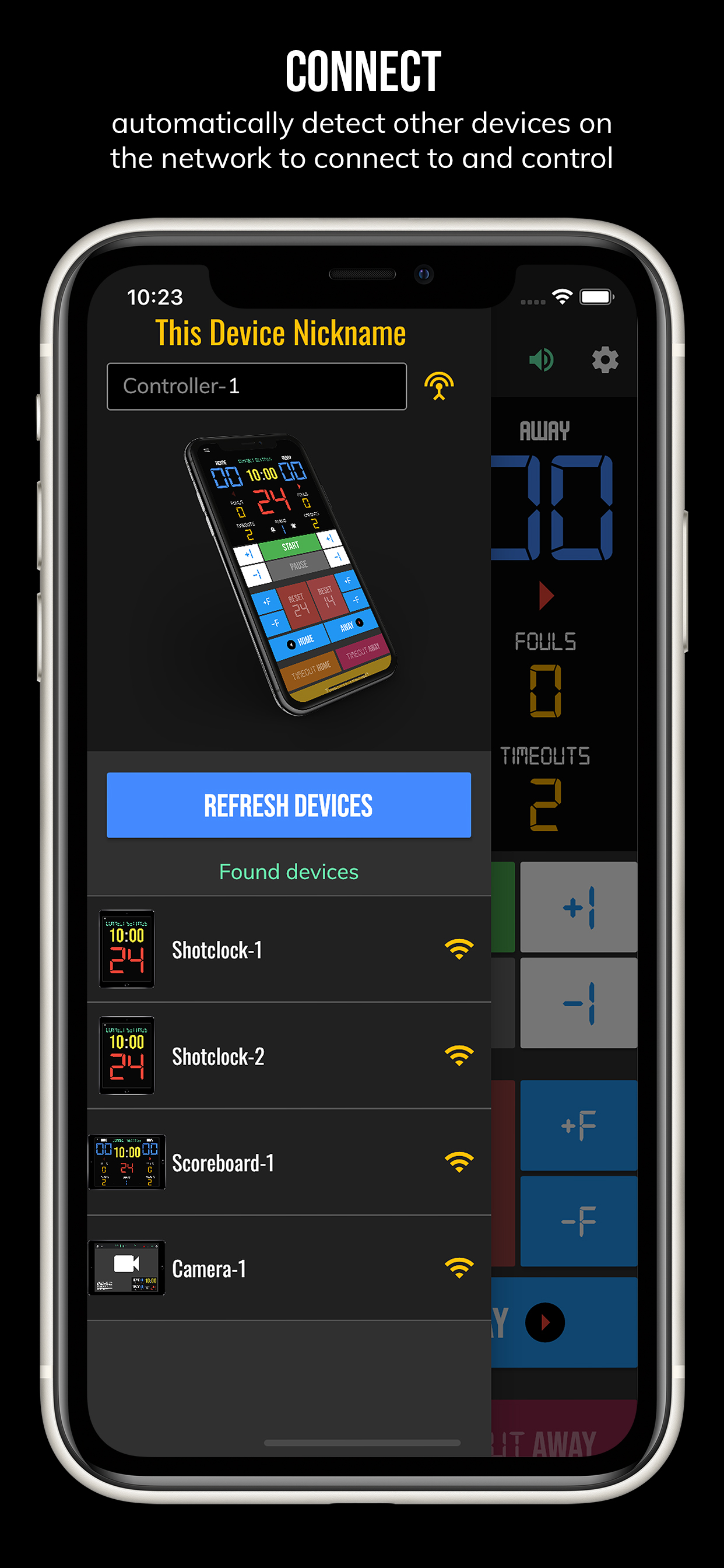 BT Basketball Controller