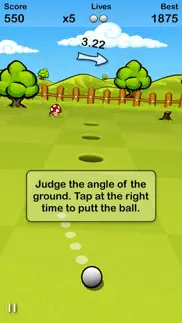 putt golf iphone screenshot 1