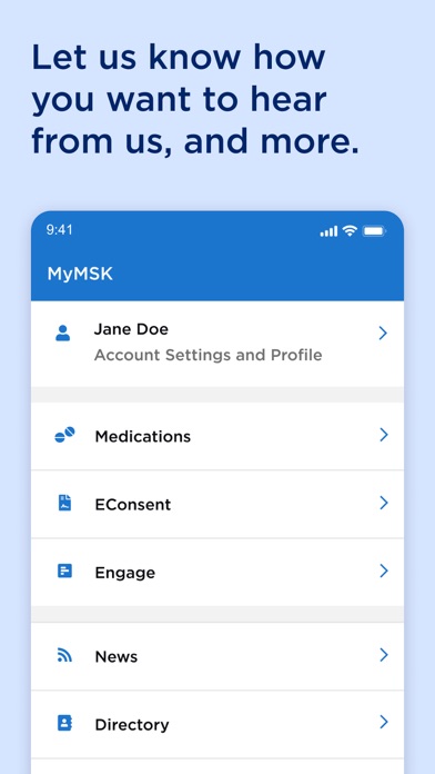 MyMSK Screenshot