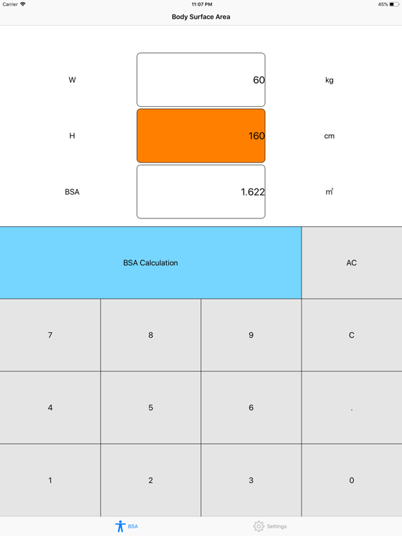 Screenshot #4 pour BSA Calculator