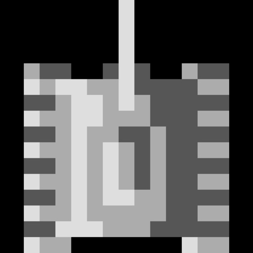 8-bit Console Tank Icon