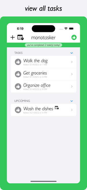 ‎monotasker: tasks & to do list Screenshot