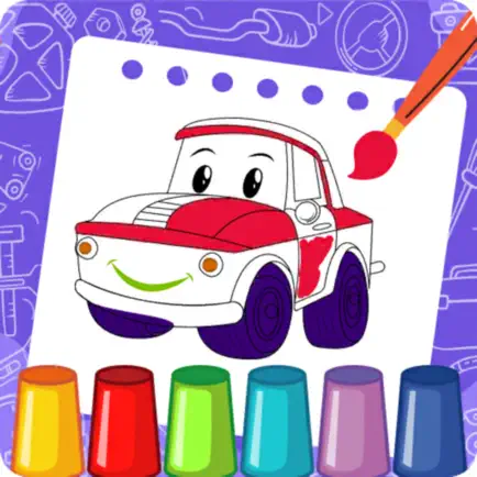 cars coloring and stickers Читы