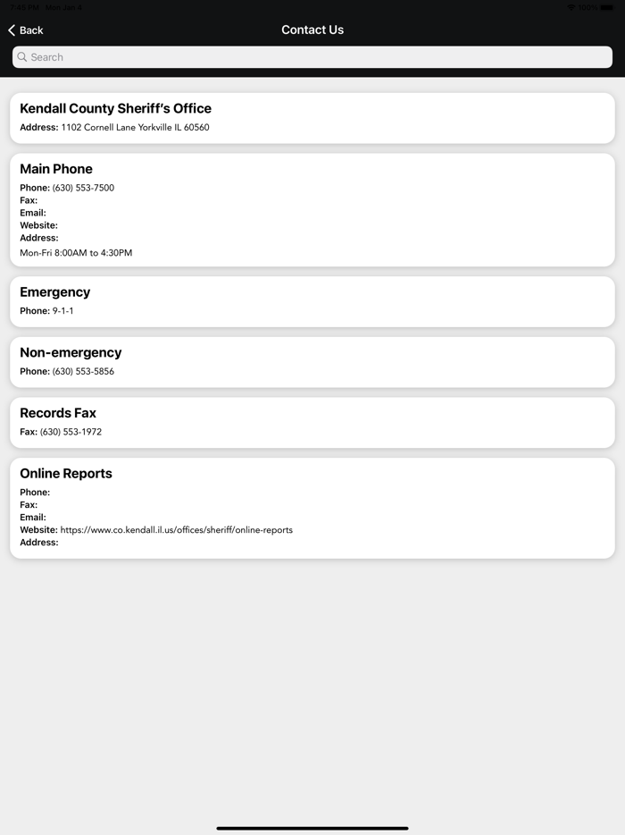 Kendall County Sheriffs Office