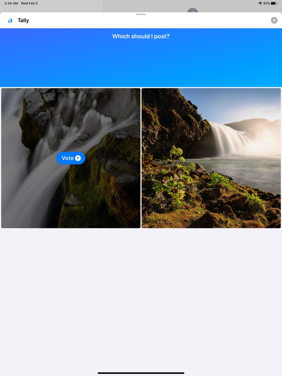 iPad screenshot