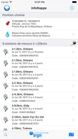 InfoNappe screenshot 2