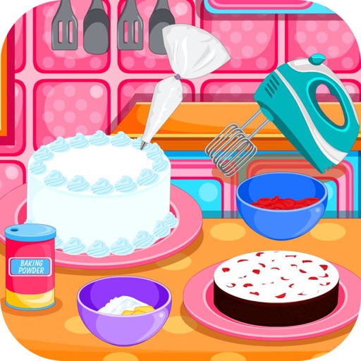 Baking black forest cake games iOS App