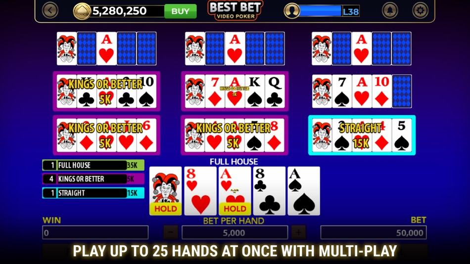 Best Bet Video Poker - 4.9.0 - (iOS)