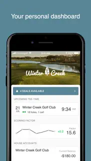 winter creek golf iphone screenshot 1