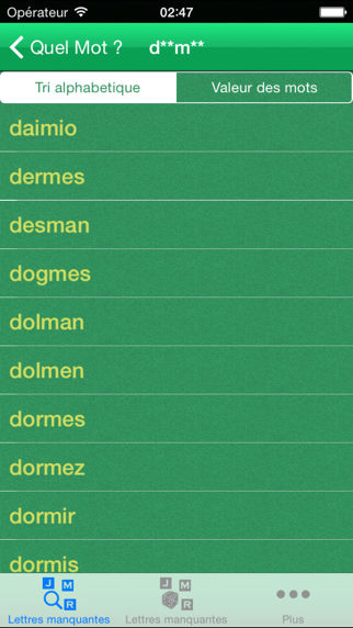 Screenshot #2 pour Quel Mot ?