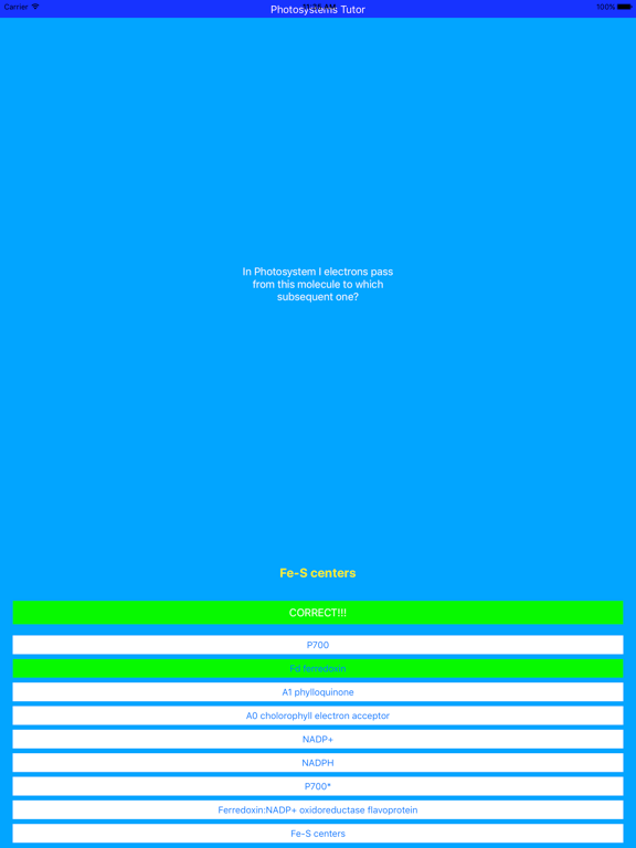 Screenshot #5 pour Photosystems Tutor