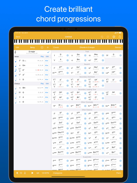 Screenshot #4 pour Suggester : Chords and Scales