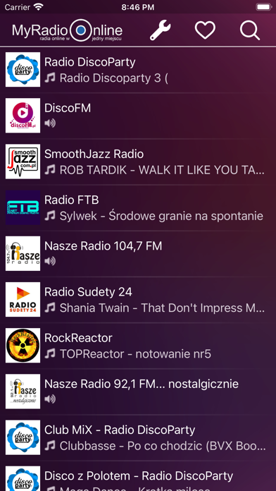 Screenshot #2 pour My Radio Online - Polska