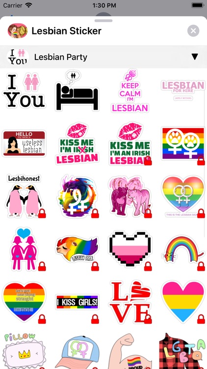 Lesbian Sticker screenshot-6