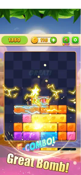 Game screenshot Drop Puzzle Drop Brick mod apk