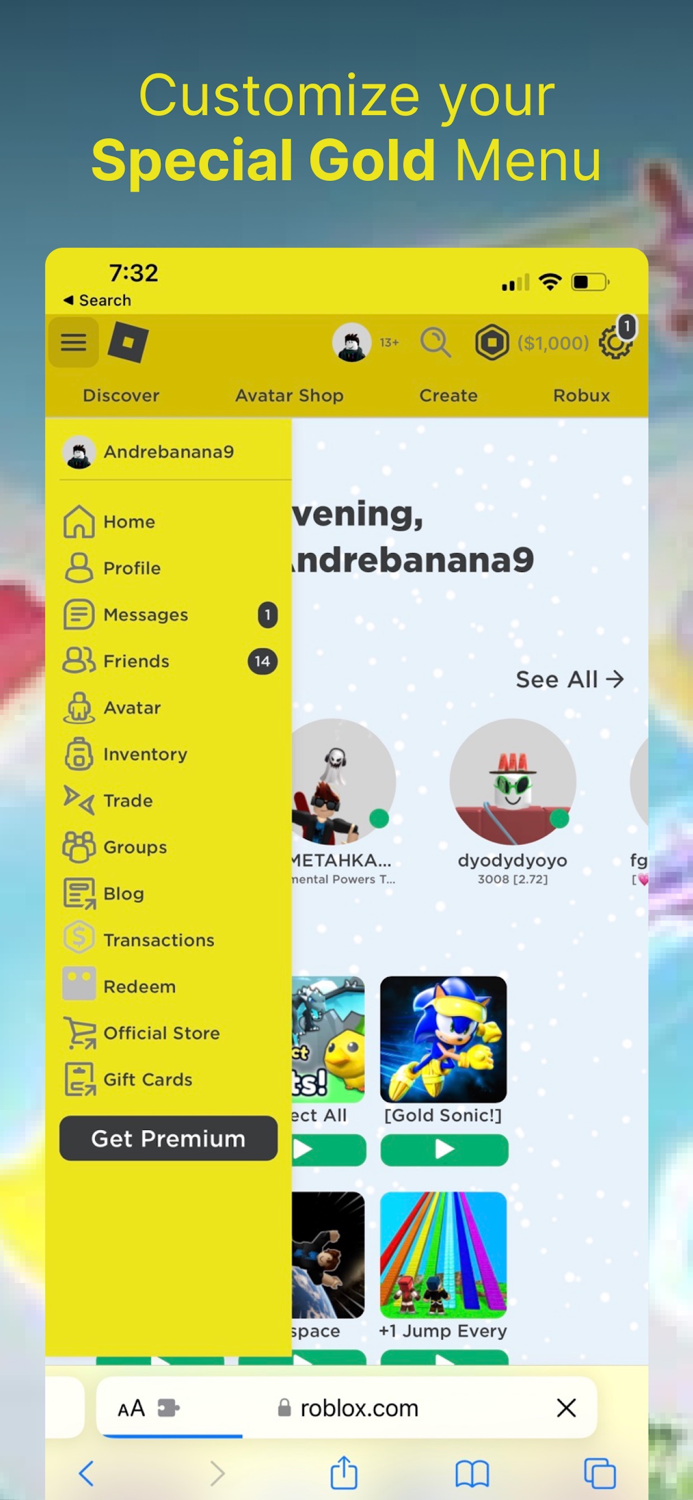 Rofile Experience for Roblox