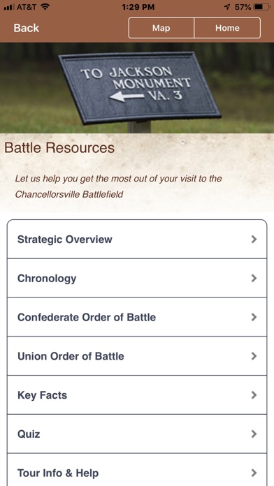 Chancellorsville Battle App Screenshot