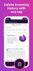 Firefox Focus: Privacy browser screenshot #2 for iPhone