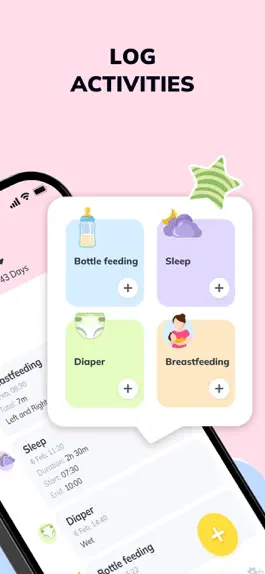 Game screenshot Baby Care Diary: Food and Nap apk