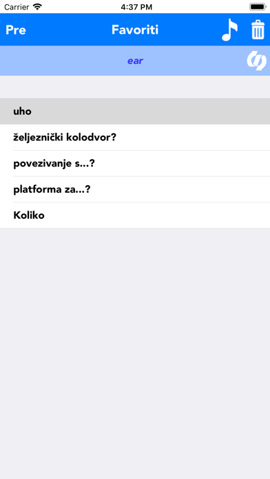 Croatian to English Translate Screenshot