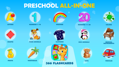 Abby Monkey Baby Bubble School Flash Cards Learning Games for Toddler Kids and Preschool Explorers with Vehicles, Animals and more screenshot 1