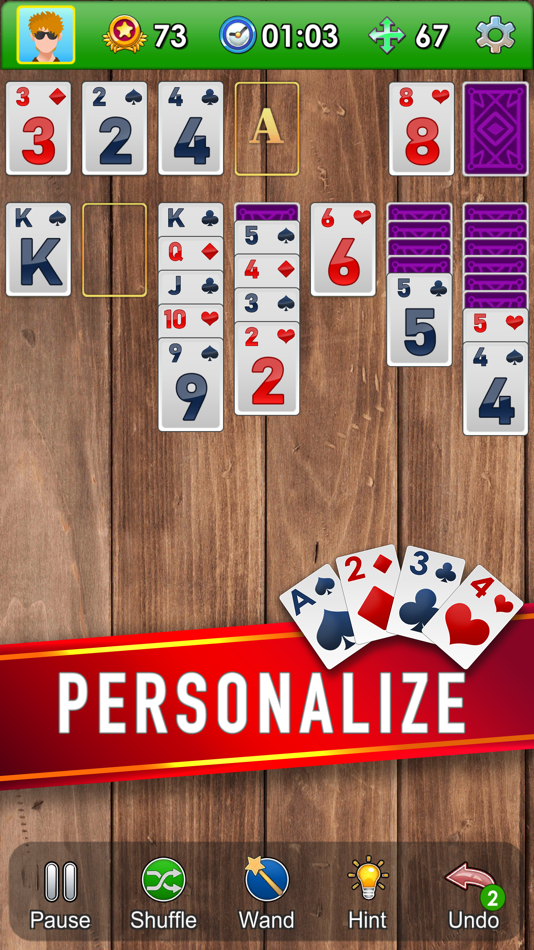 #6. Solitaire ± (iOS) 来自: Megarama Games Ltd