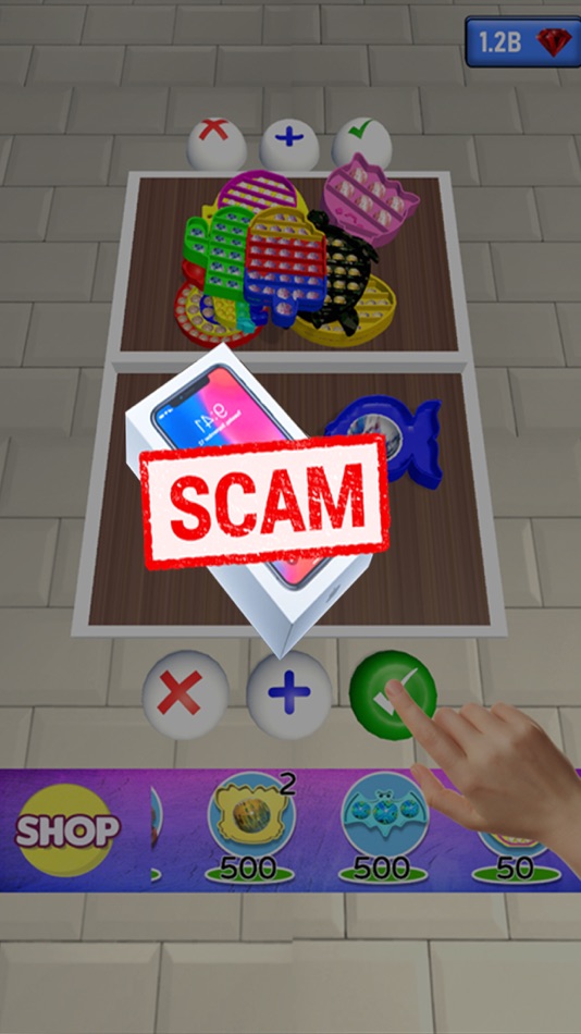 #5. Fidget Trade 3D: bubble pop it (iOS) Podle: Usman Ali