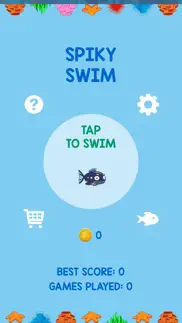 spiky swim iphone screenshot 1