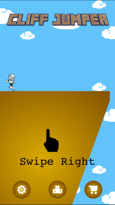 Cliff Jumper - Infinite Cliff iPhone screenshot 1 - Games app