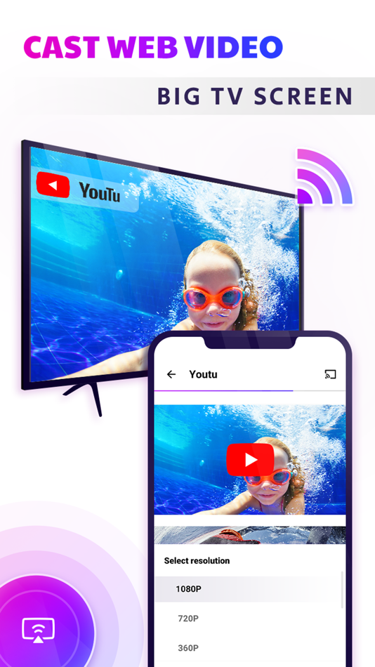 #2. TV Cast - Screen Mirroring App (iOS) 게시자: Pin Creation Technology Co., Ltd.