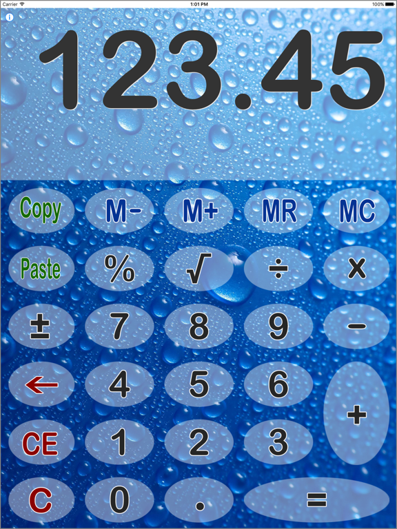 Basic Calculator: Classic Calc iPad screenshot 8 - Utilities app