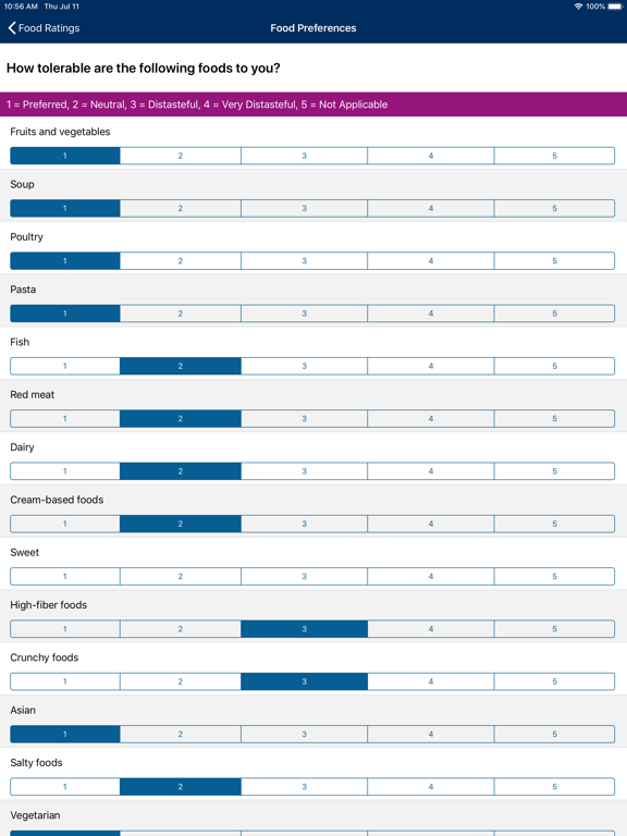 Head & Neck Cancer Manager iPad screenshot 4 - Medical app