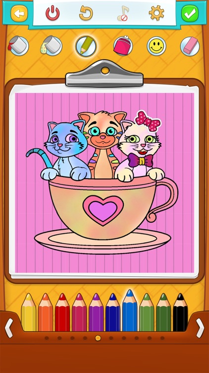 Kitty Cat Coloring Pages