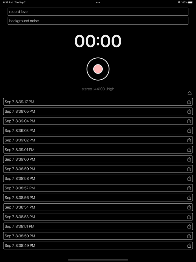 ‎Stereo Recorder Screenshot