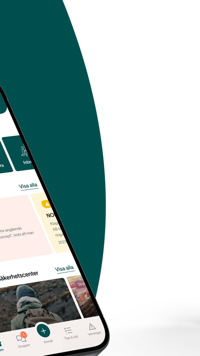 Säkerhetscenter Screenshot