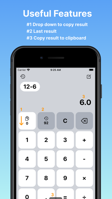 Screenshot #2 pour Big Yellow Calculator