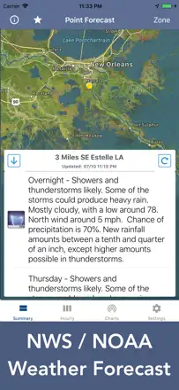 National Weather Forecast Data: Screenshot 1 von 9