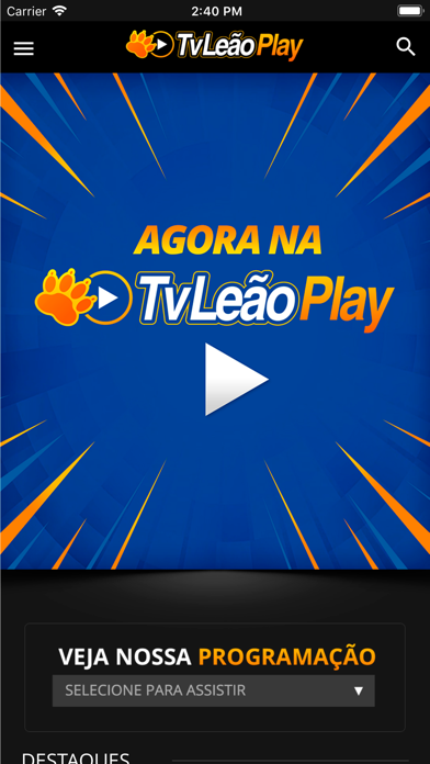 TVLeão Play Screenshot