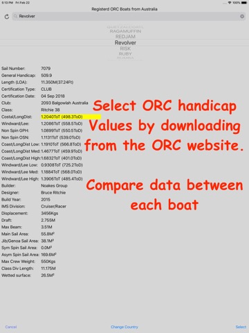 Sailing Handicap Calculatorのおすすめ画像9