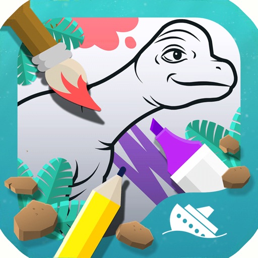 Dino World Coloring