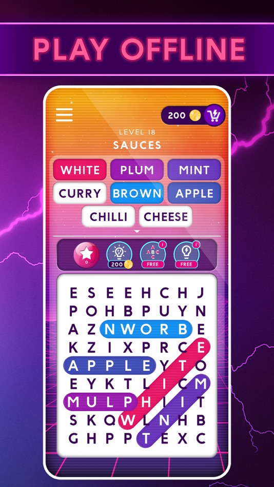 #3. ThunderWords - Word Search App (iOS) 由: Karma Games Limited