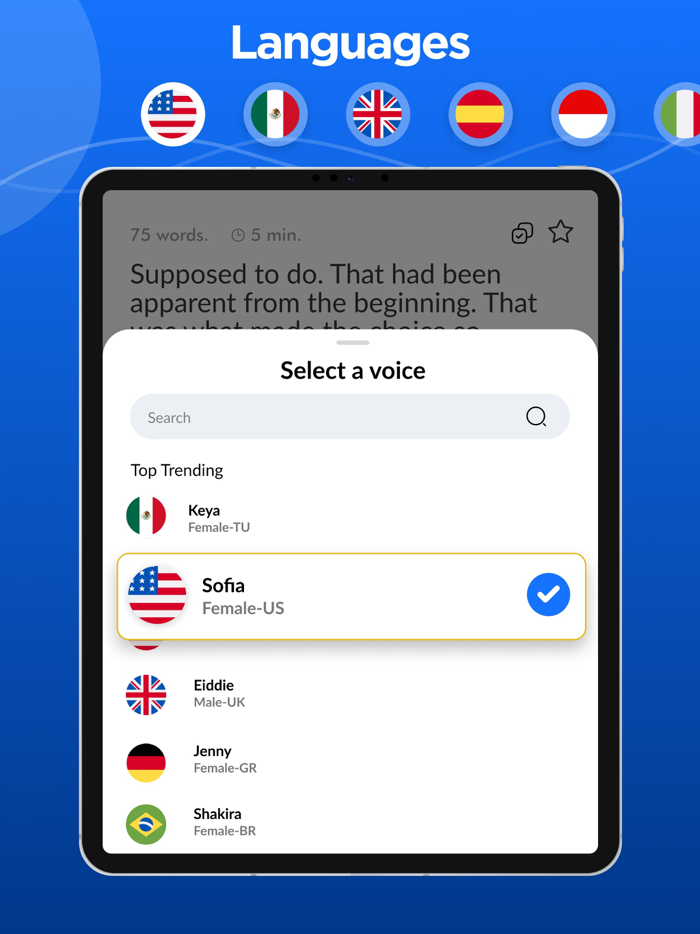 Read Aloud TTS Text to Speech