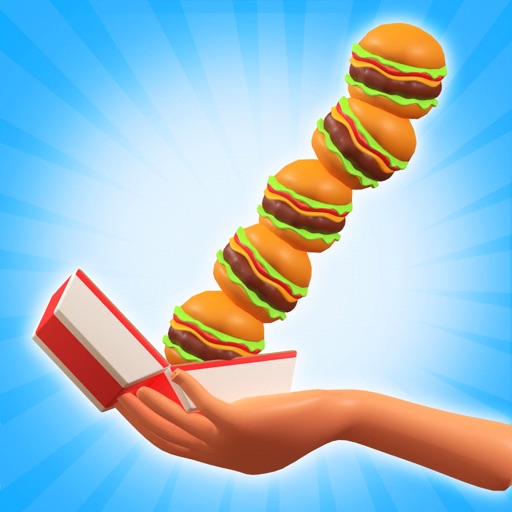 Hamburger Stack 3D icon