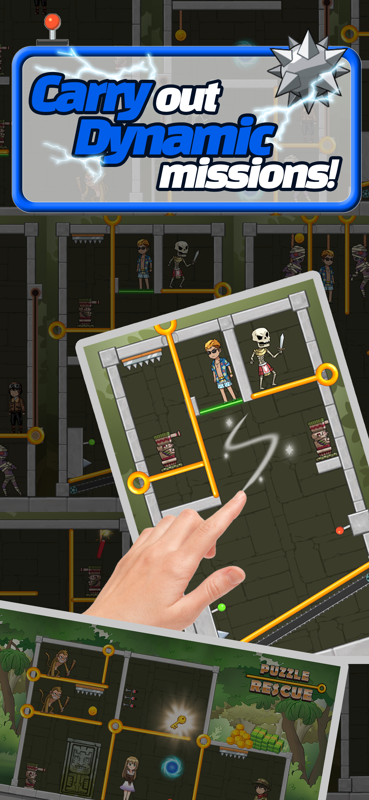Puzzle Rescue : Pull the Pin